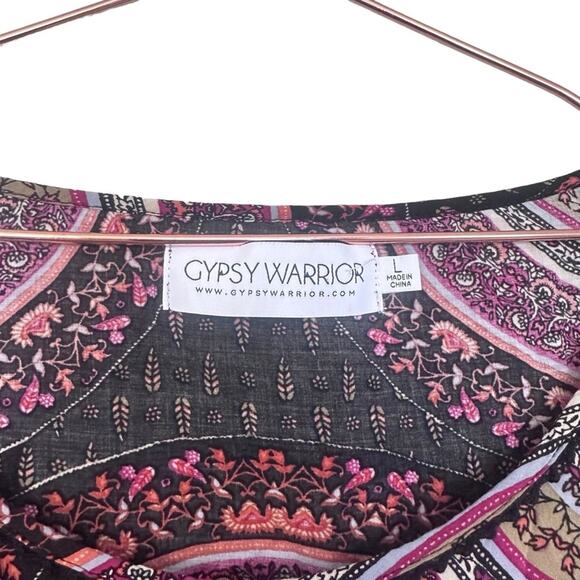 Gypsy warrior crop top with fringe size large - Picture 3 of 7